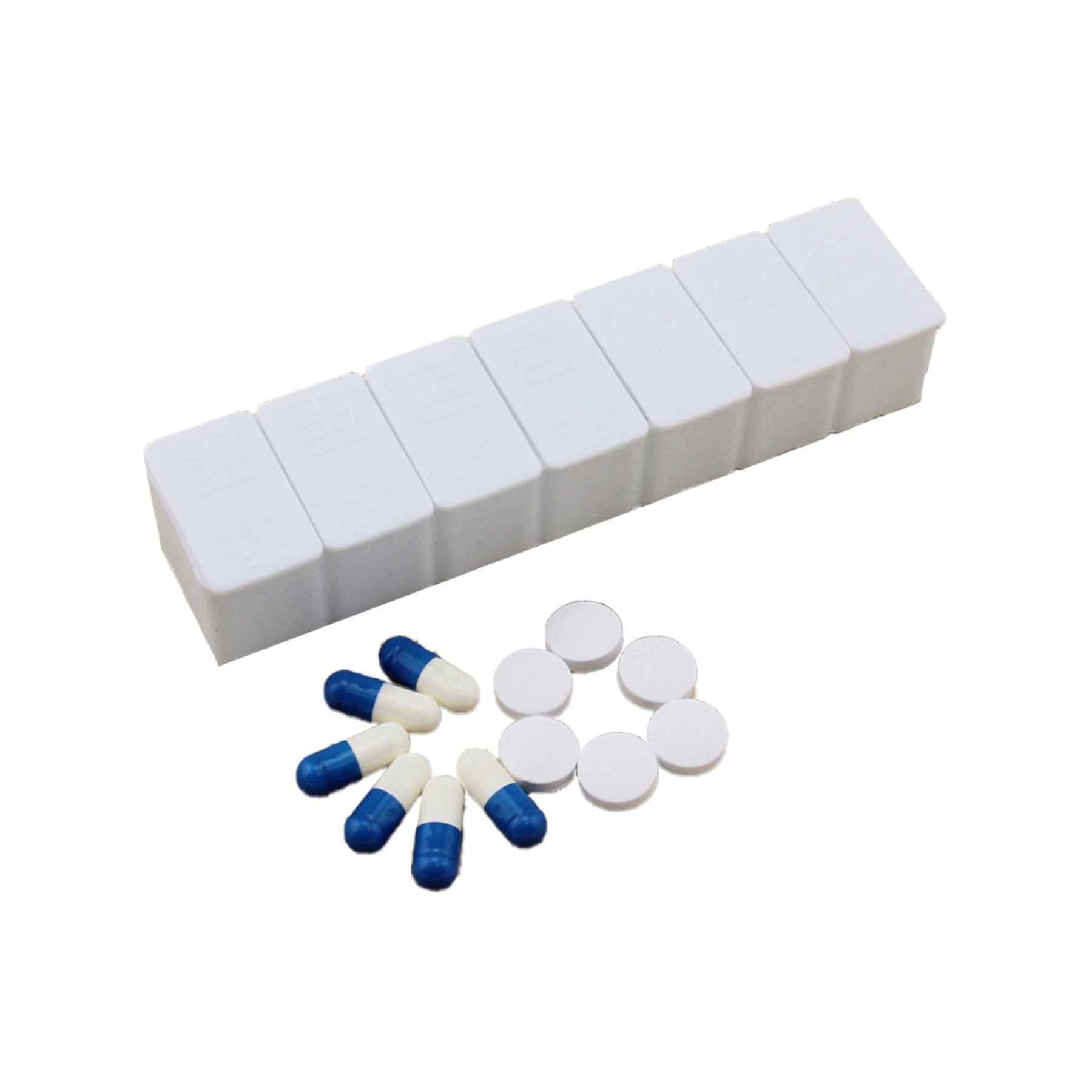 Moq25 Pp Material Braille 7 Day Pill Box 6