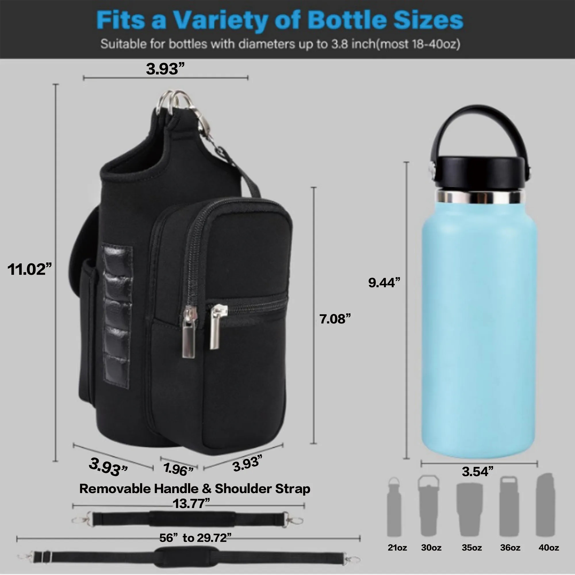 Magnetic Water Bottle Holder 1