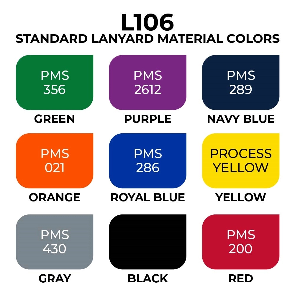 3/4" Nylon Lanyard 4