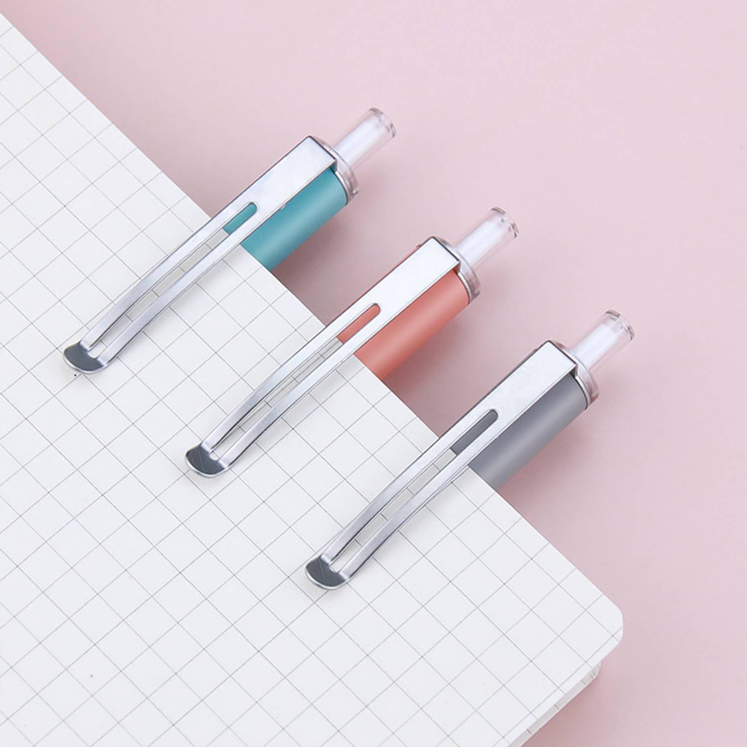 Retractable Soft Grip Gel Pen 8