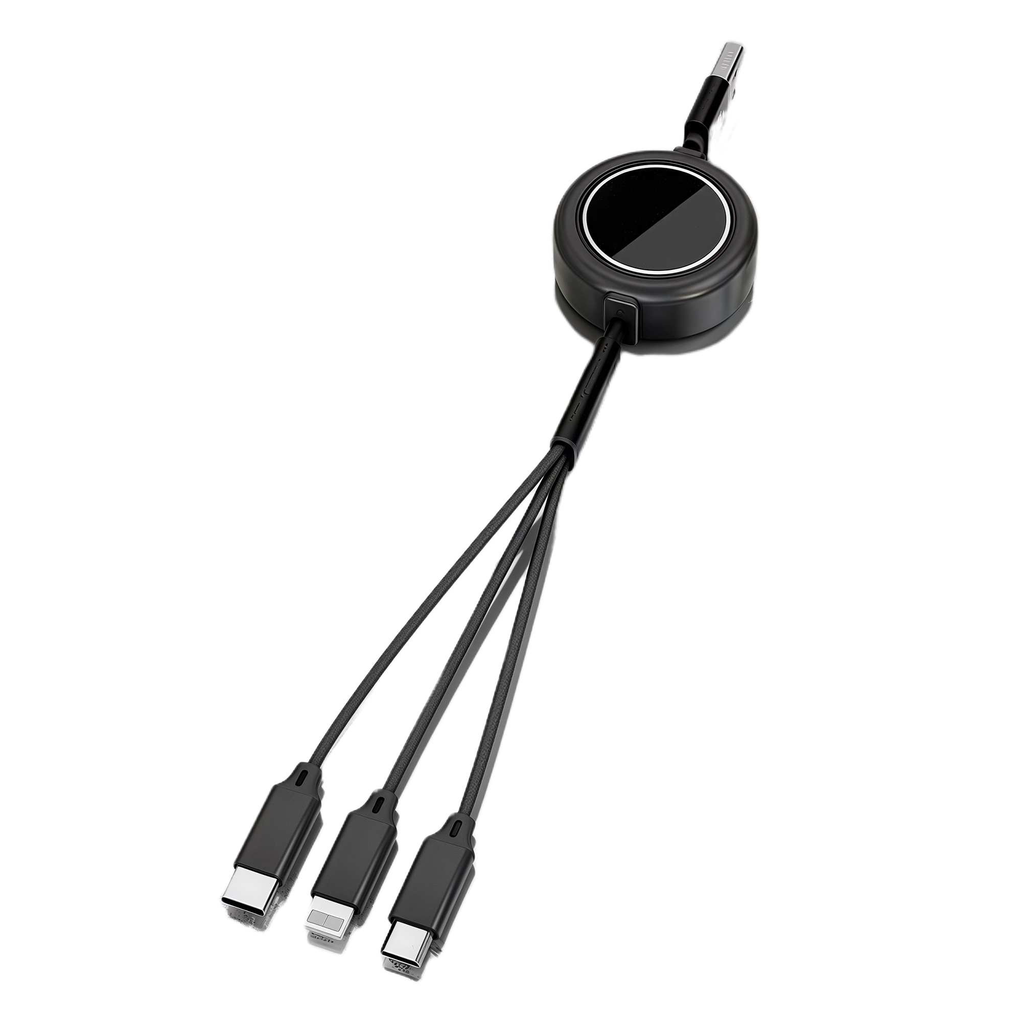 Retractable 3-in-1 Charging Cable with Fast Charge, Durable and Flexible Triple USB Cord 7