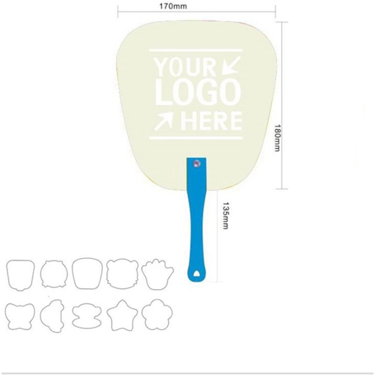 Full Color Imprint Plastic Handheld Fan 2