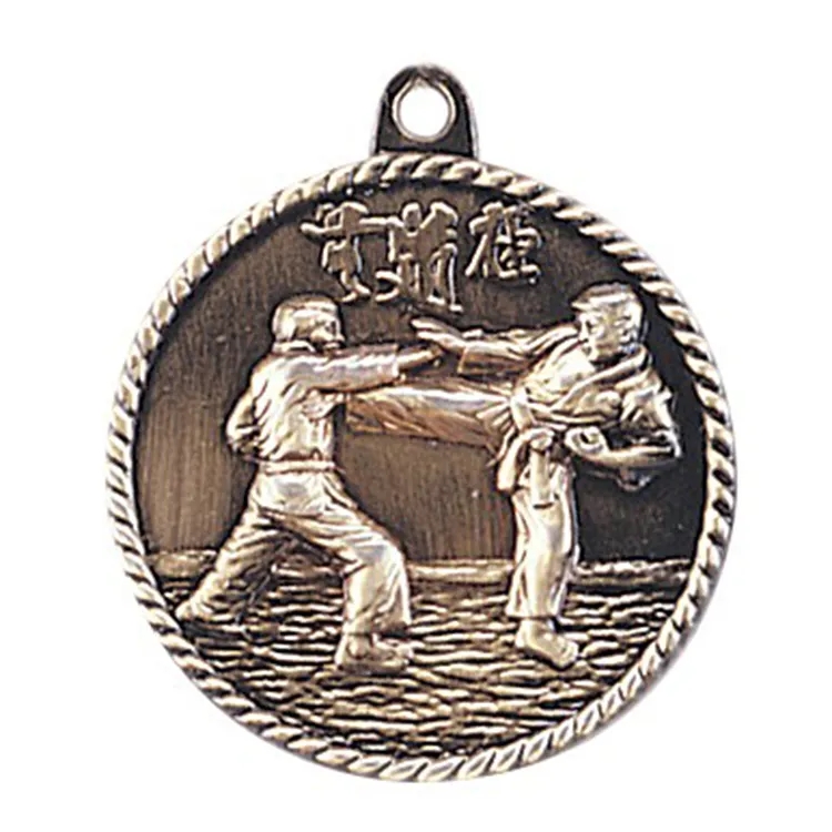 2" High Relief Medal-Martial Arts 2