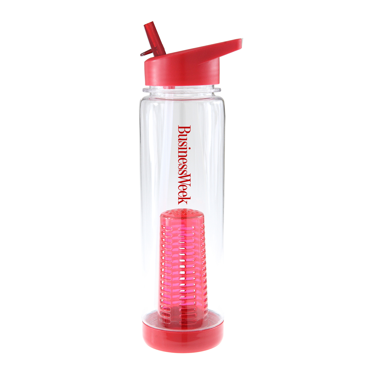 Newport 27 Oz. Tritan Infuser Water Bottle (Red)