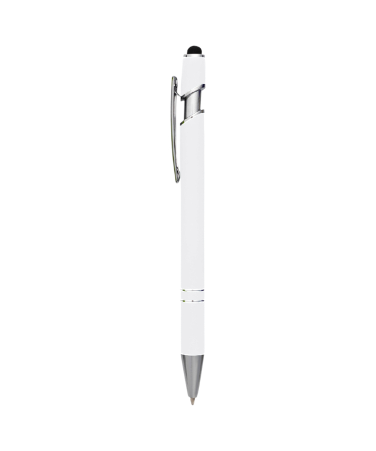 Union Printed - Tropical Colors Jenny Stylus Satin Soft Touch Click Metal Pen 5