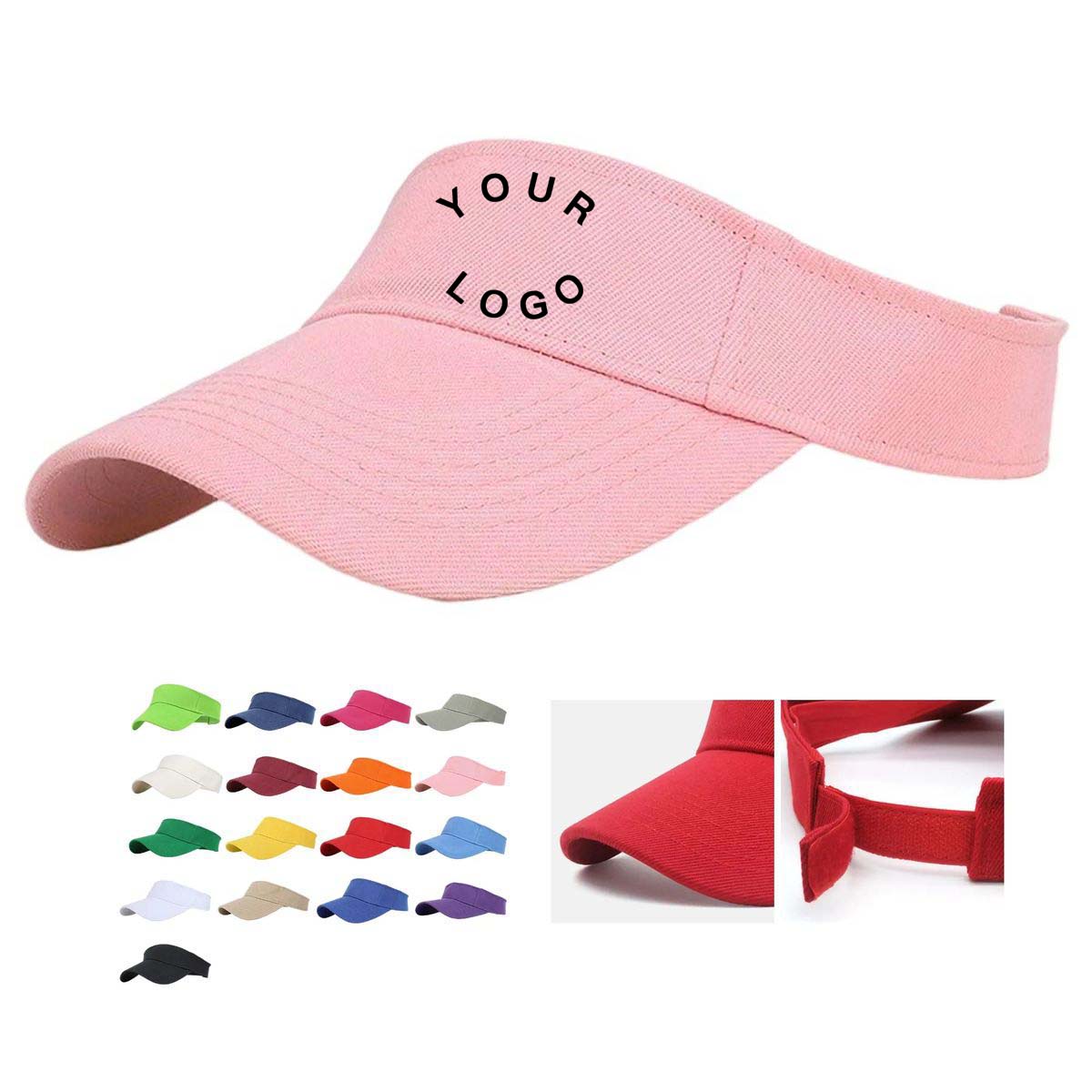 Cotton Baseball Cap with Adjustable Strap 14