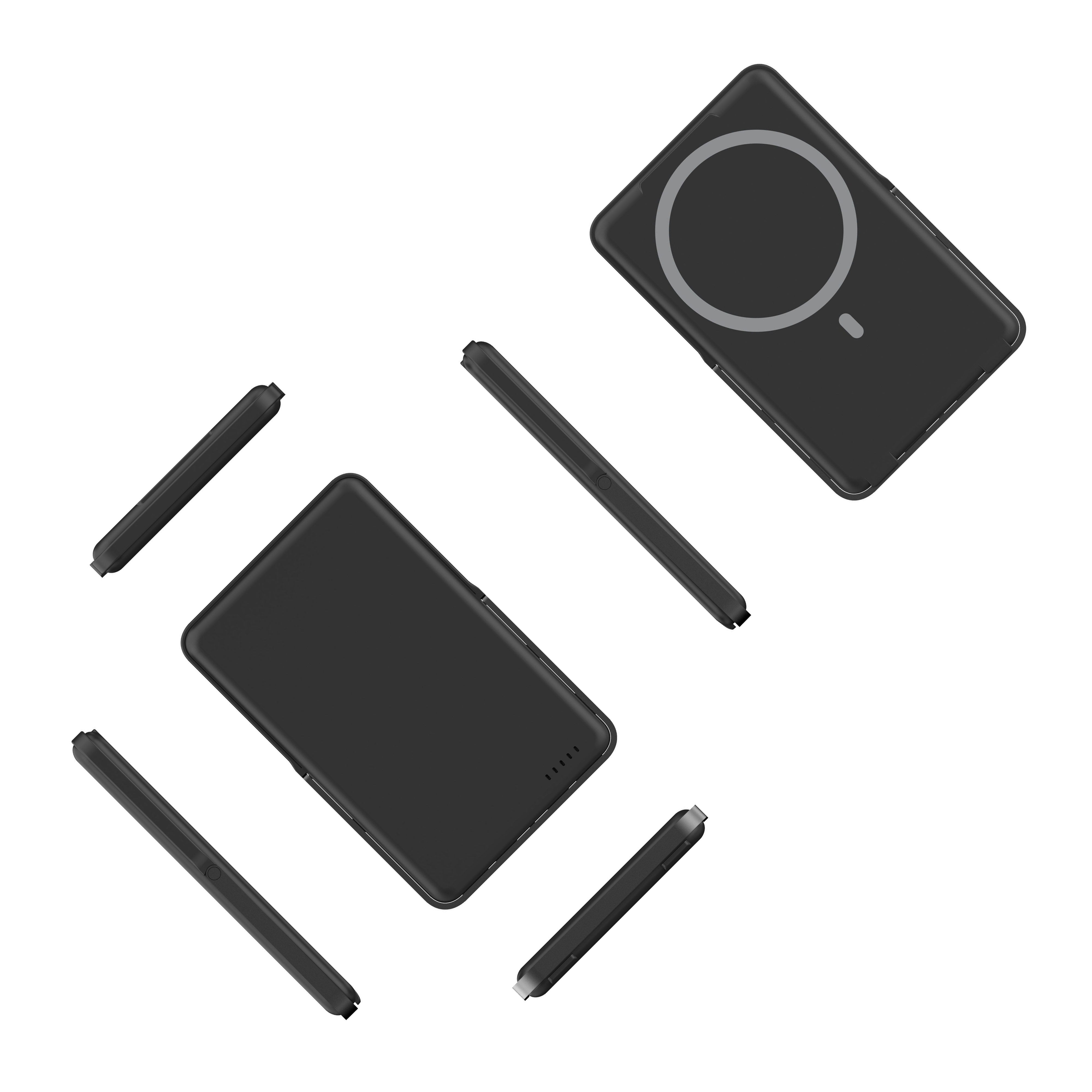 Slim 5,000 mAh MagSafe Power Bank with Kickstand 3