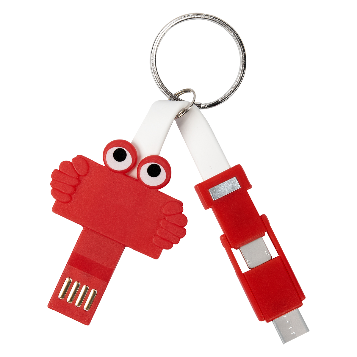 Clipster Buddy 3-In-1 Charging Cable Key Ring 13