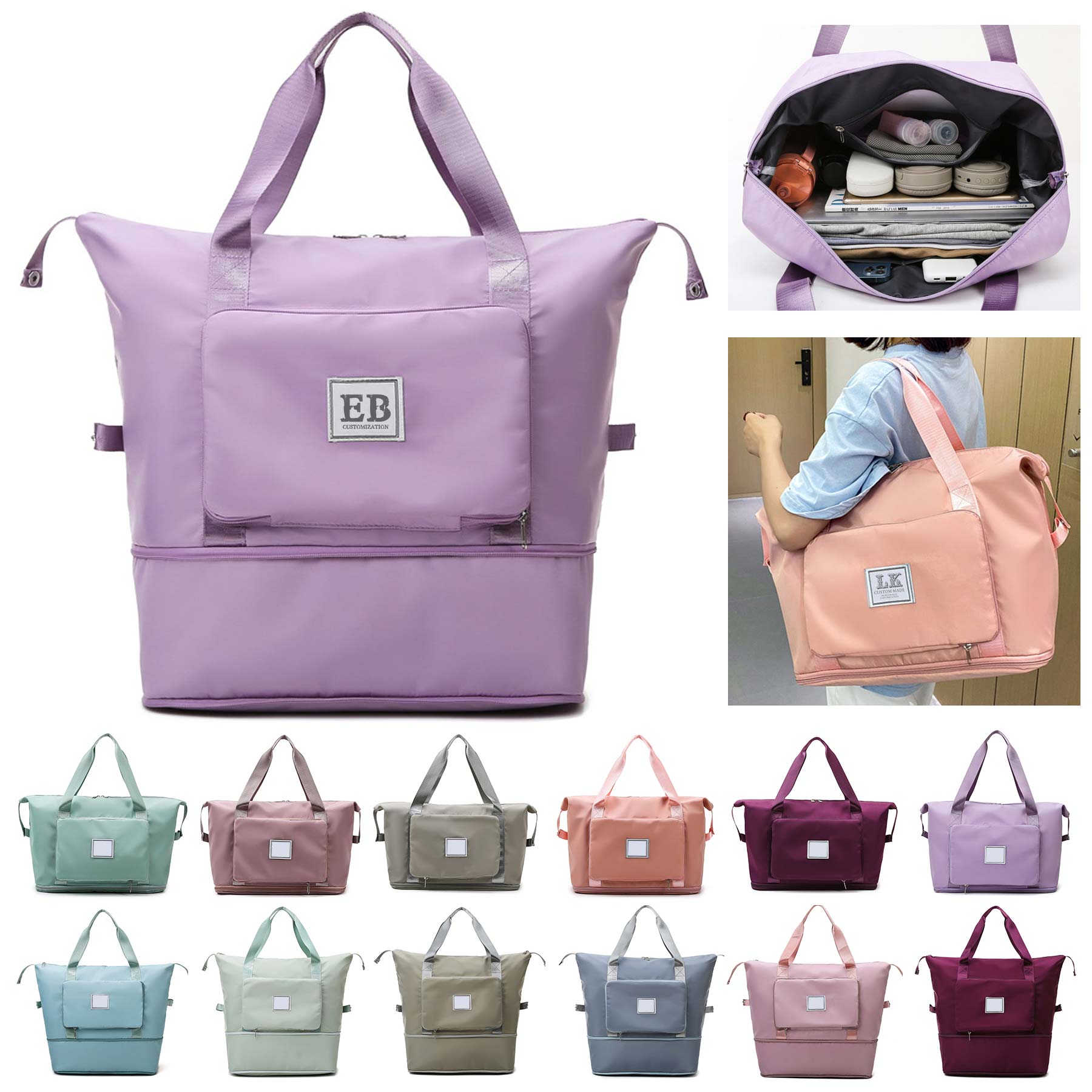 Foldable Waterproof Sport Fitness Bag 2