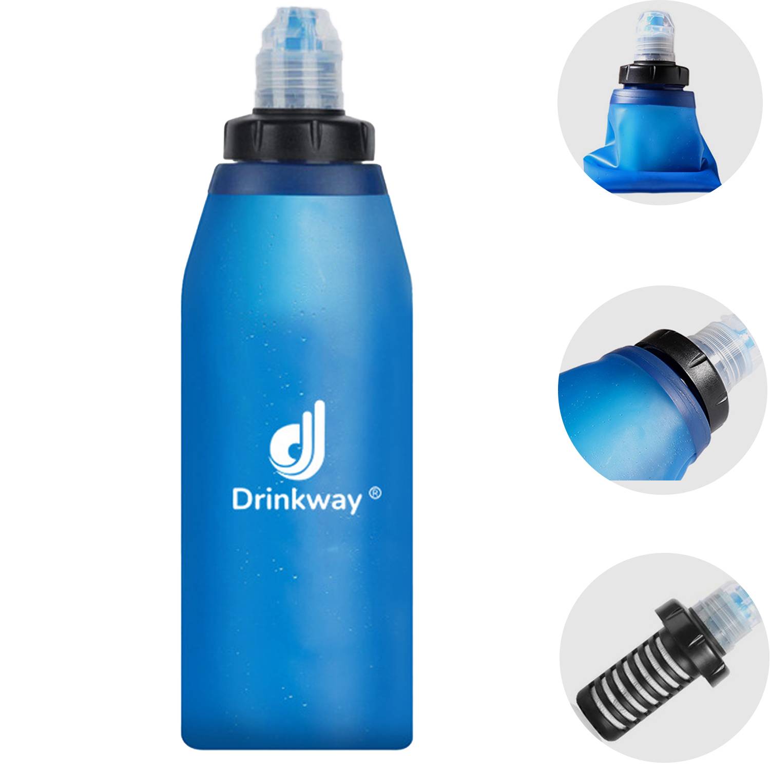 34Oz Outdoor Folding Filter Water Bag 3