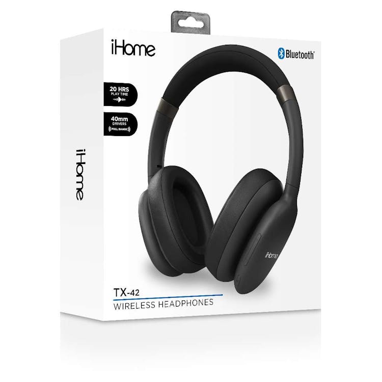 iHome TX-42 Wireless Headphones - Black 2