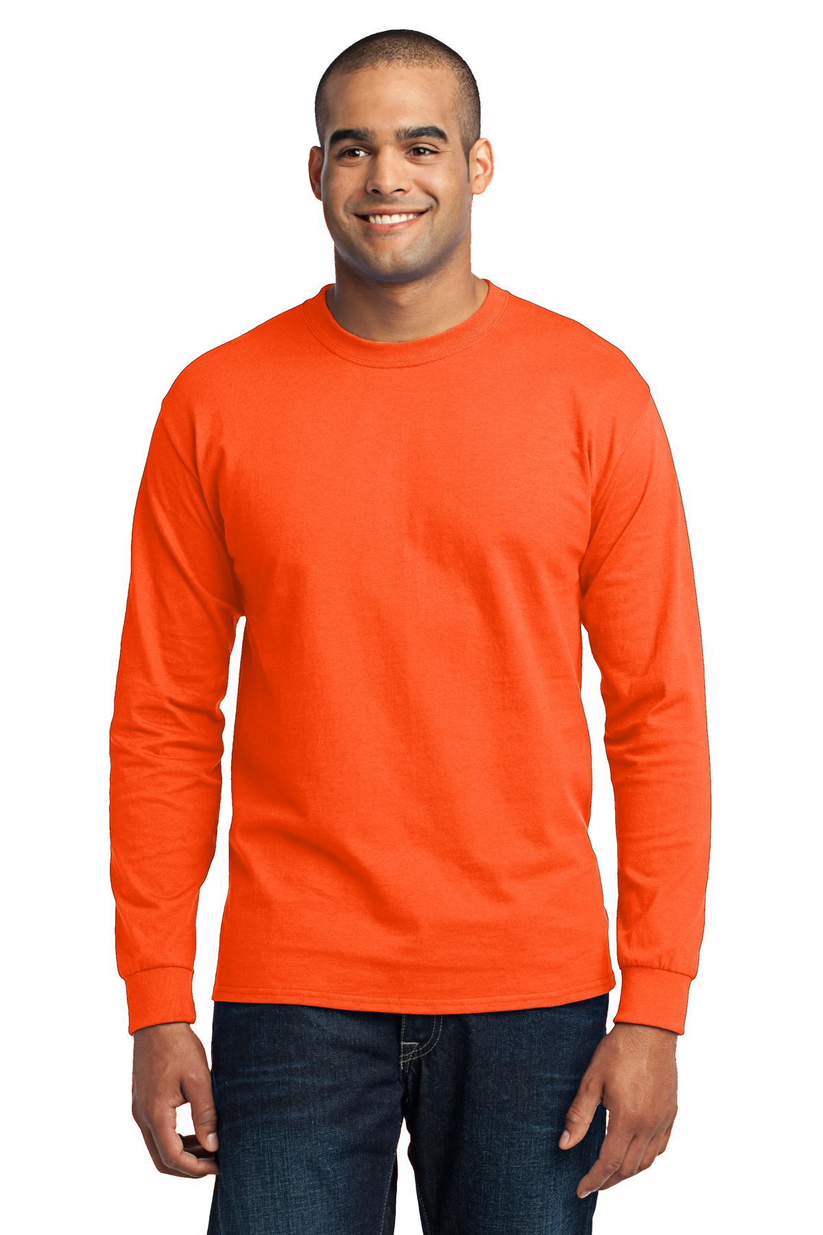Port & Co Long Sleeve Core Blend Tee. PC55LS 107