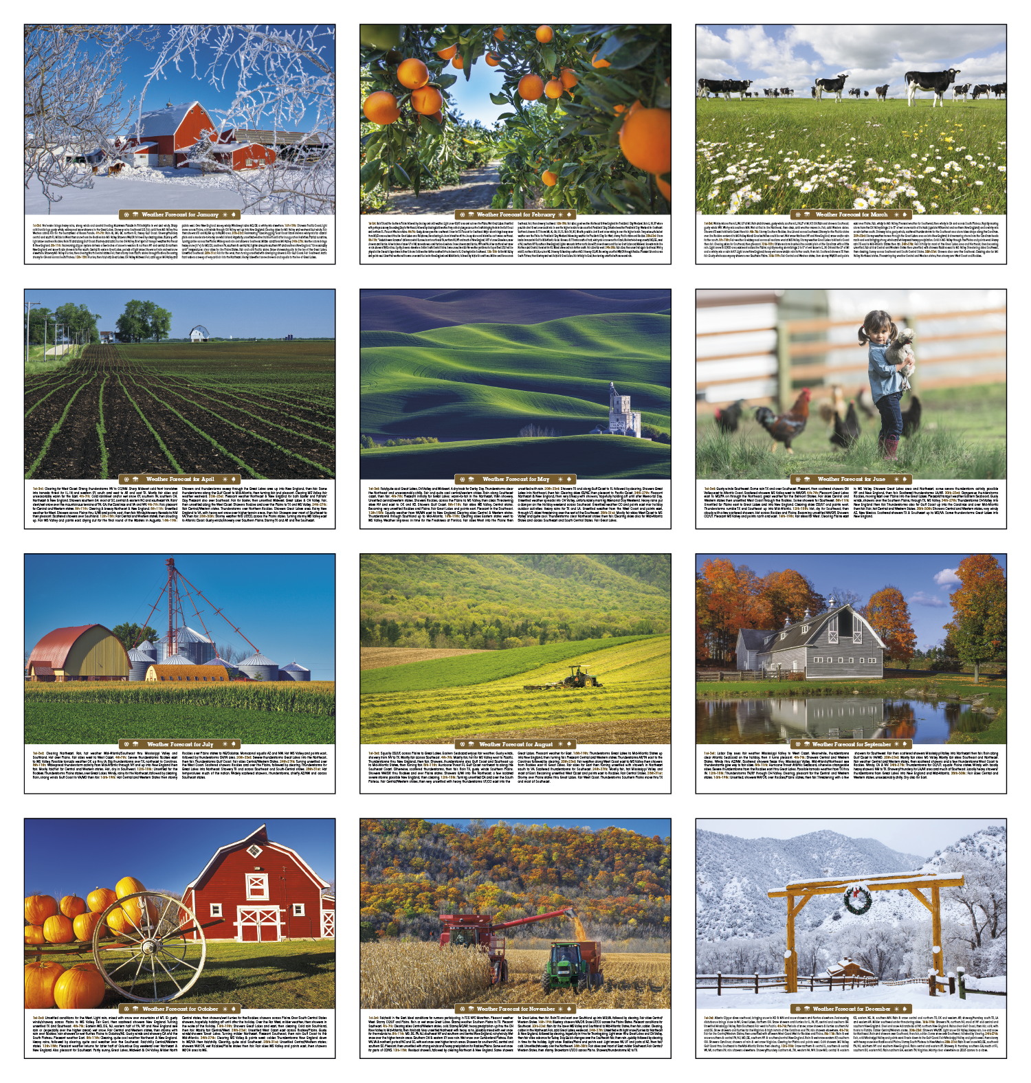 Triumph® Calendars Scenic Almanac 1