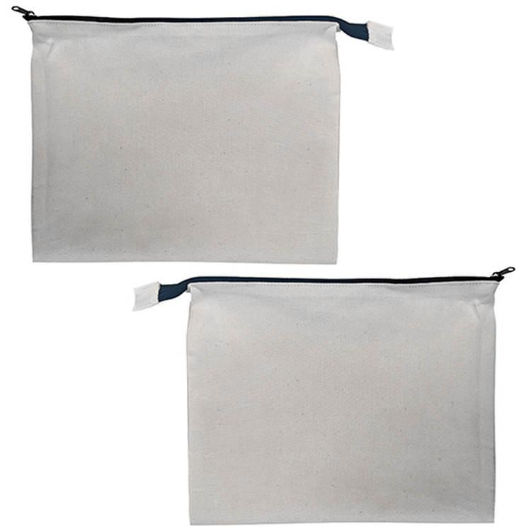 Vibrant Cotton Zippered Pouch 6