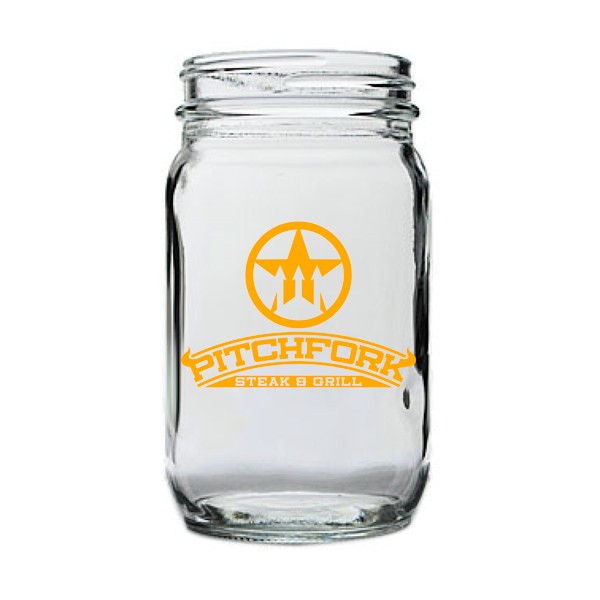 8 oz Glass Mason Jar
