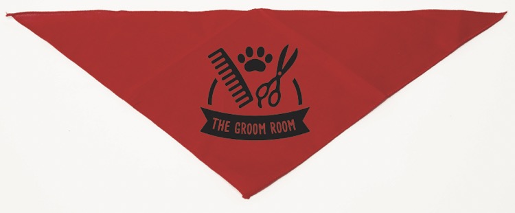 Personalized Small Red Triangle Pet Bandana