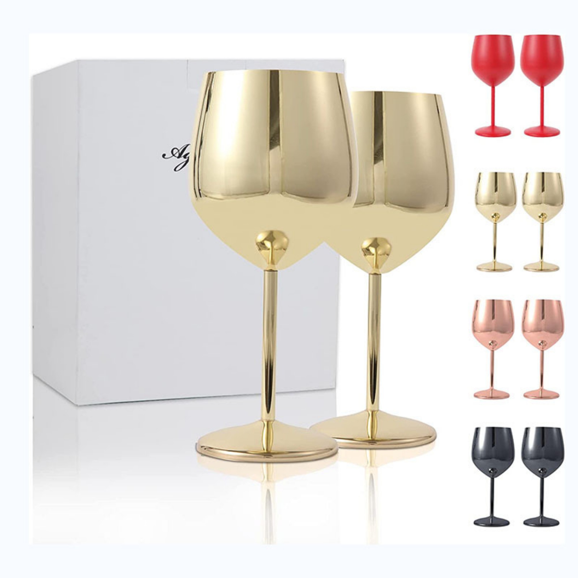 2 Pack 18oz Stainless Steel Wine Cup 3