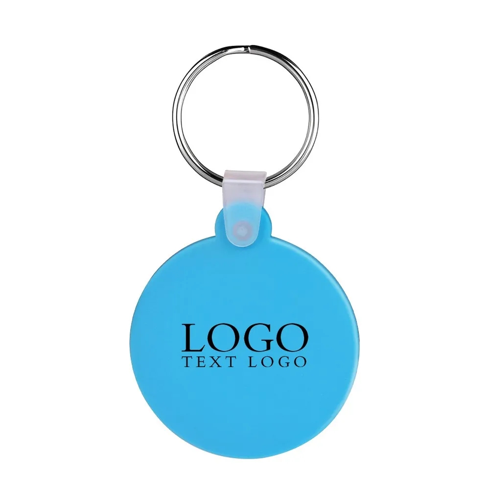 Promotional Classic Silicone Round Soft Key Tags 5