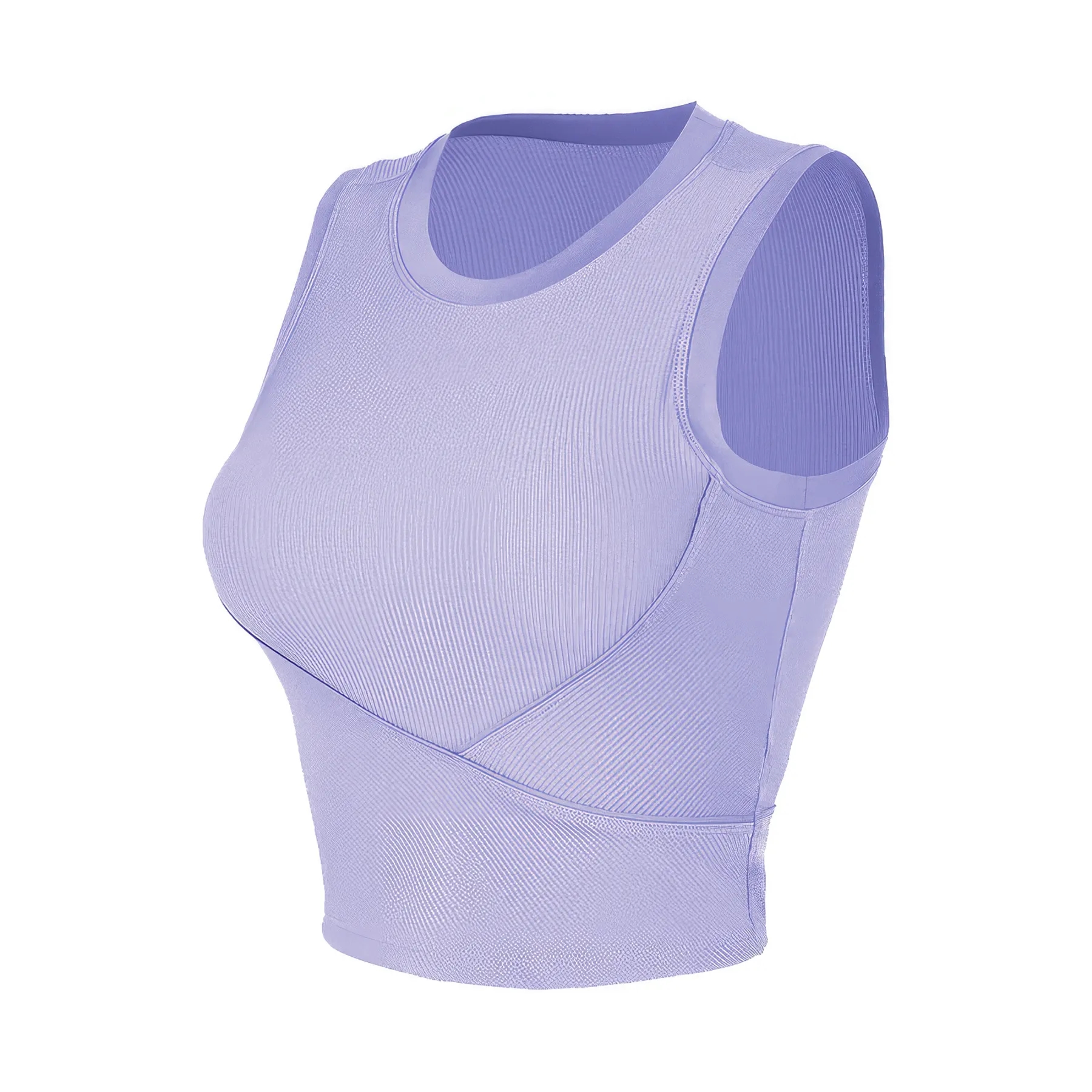 Women Sport Fitness Workout Padded Yoga Bra & Crop Tank Top 3