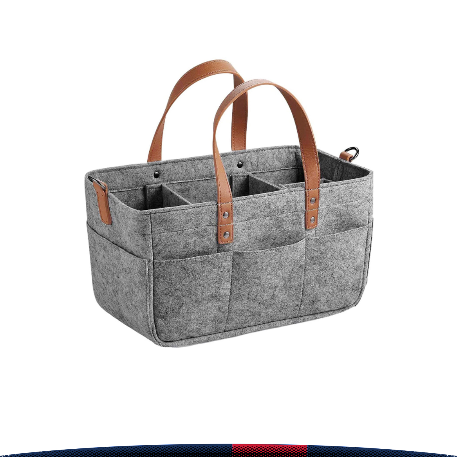 Felt Diaper Bag, custom tote bag with logo imprint 3