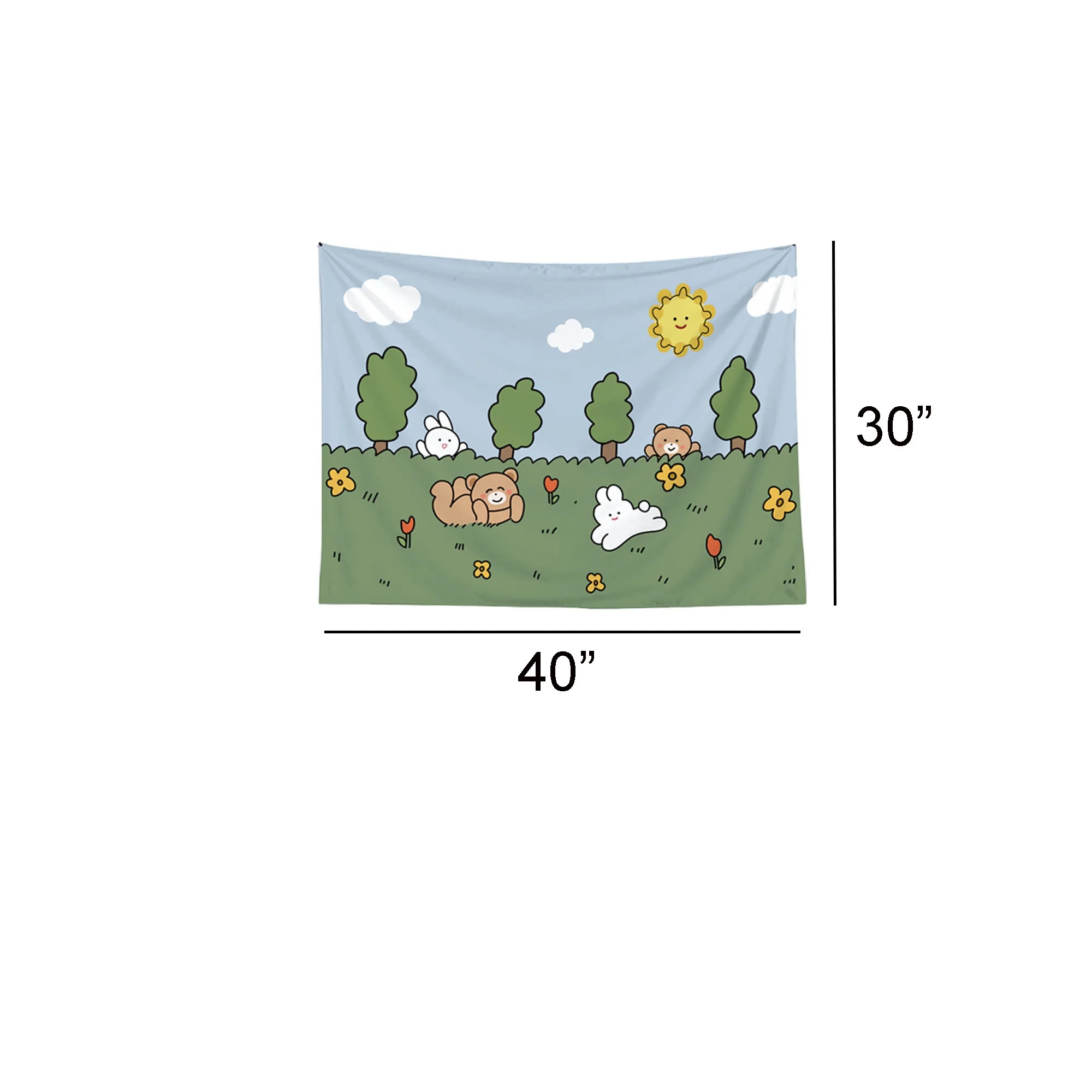 Spot Full Color Camping Wall Tapestry 3
