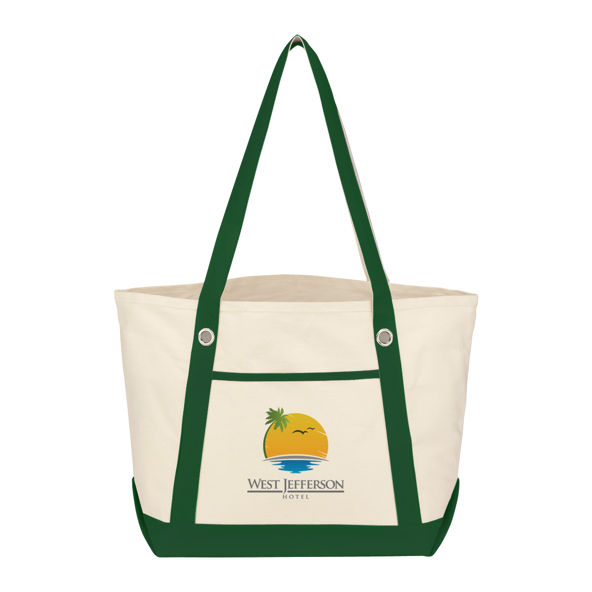 Medium Cotton Canvas Sailing Tote Bag 30