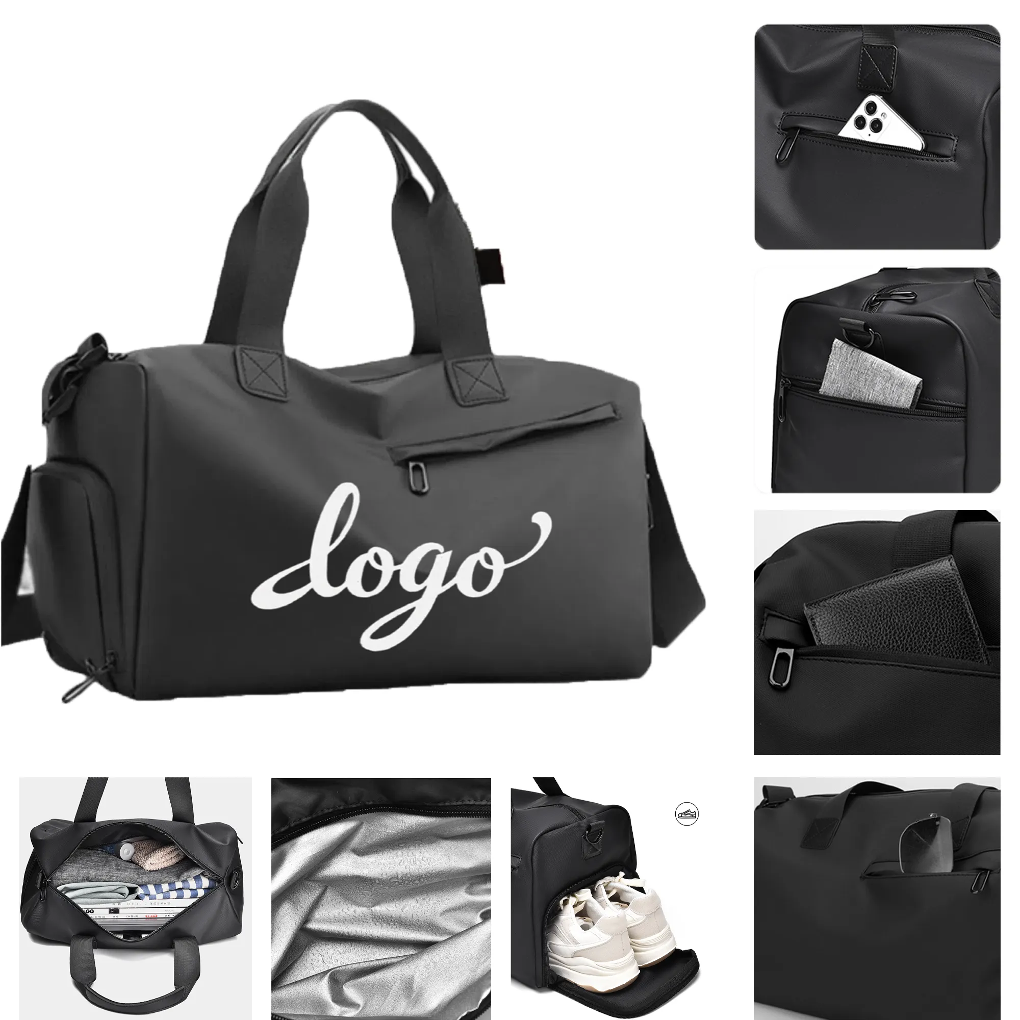 Single Shoulder Crossbody Gym Bag 2