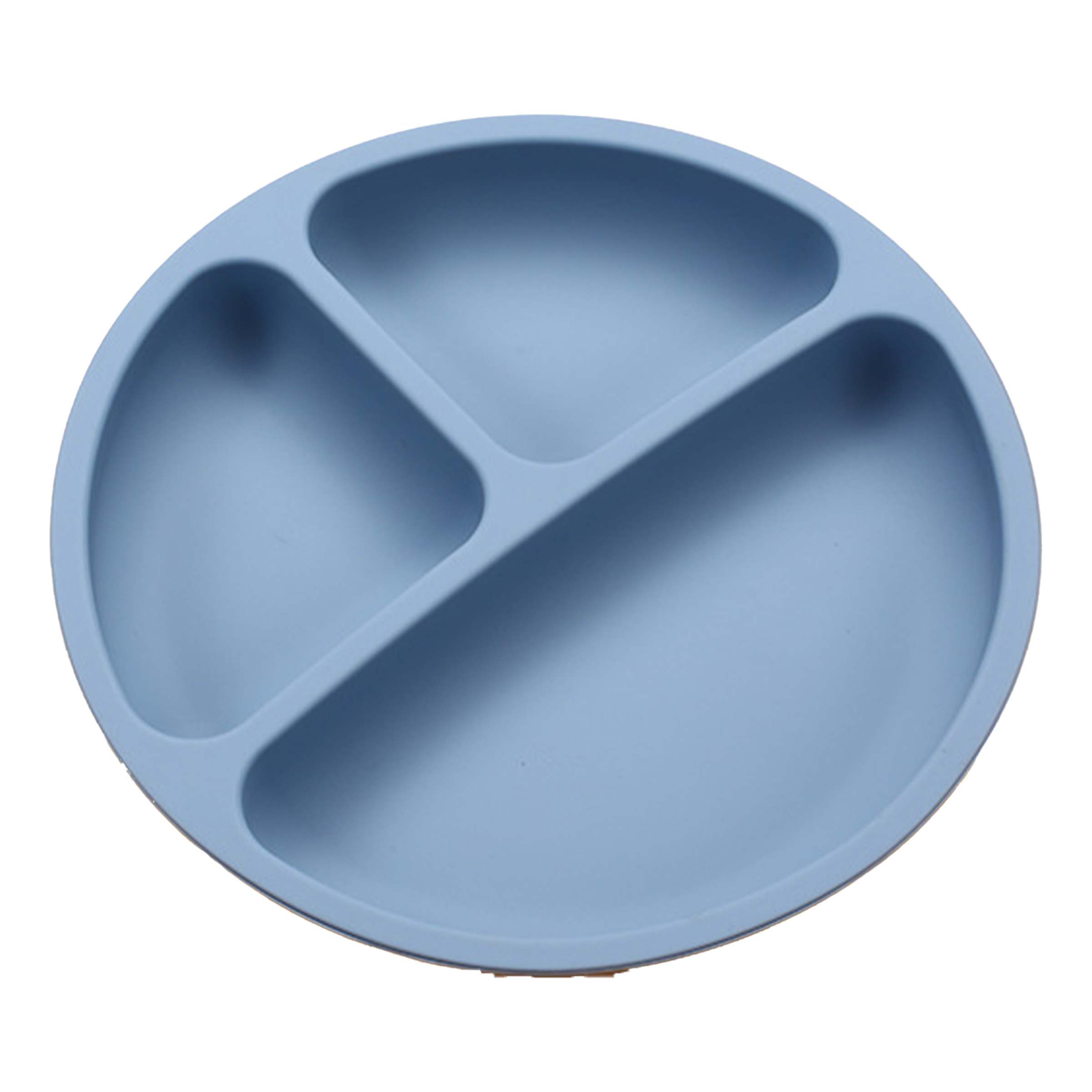 Silicone Children'S Complementary Food Compartment Plate 3