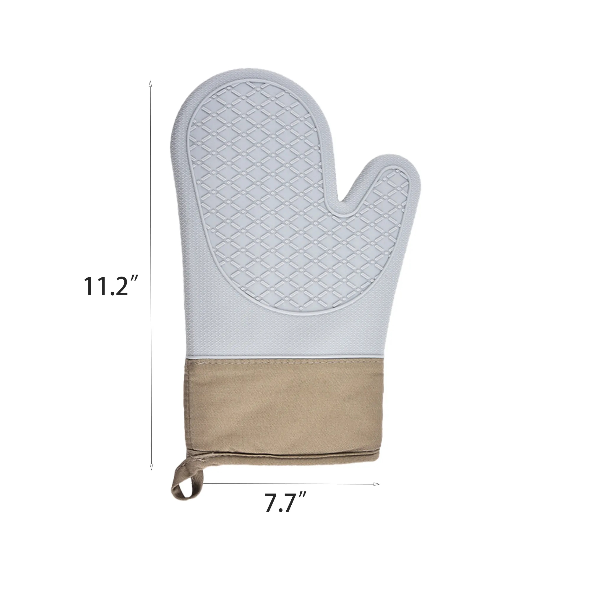 Dual-Color Silicone Oven Mitt 7