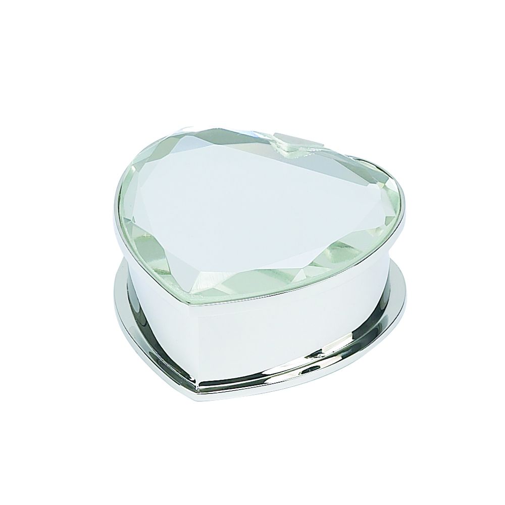 "HEART BOX W/MIRROR COVER " 3