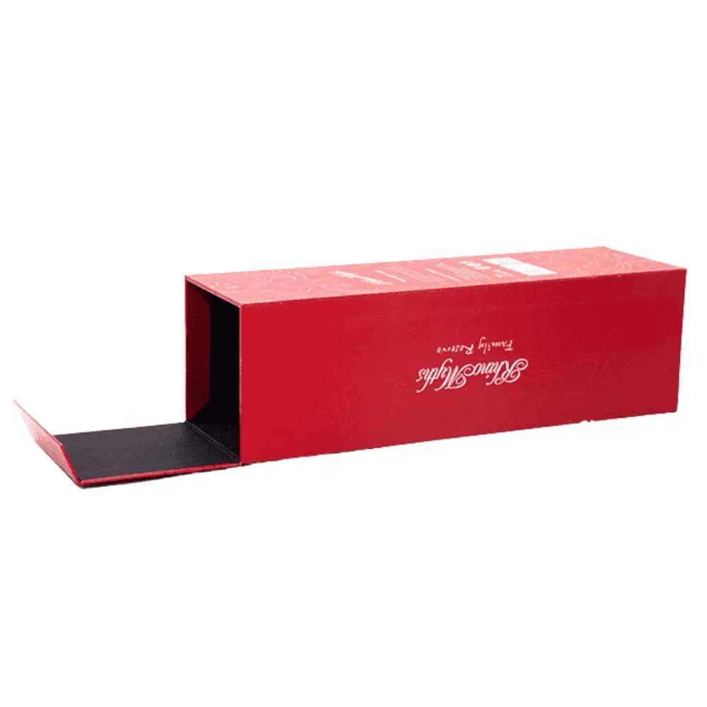 1-Bottle Red Carboard Wine Gift Box 5