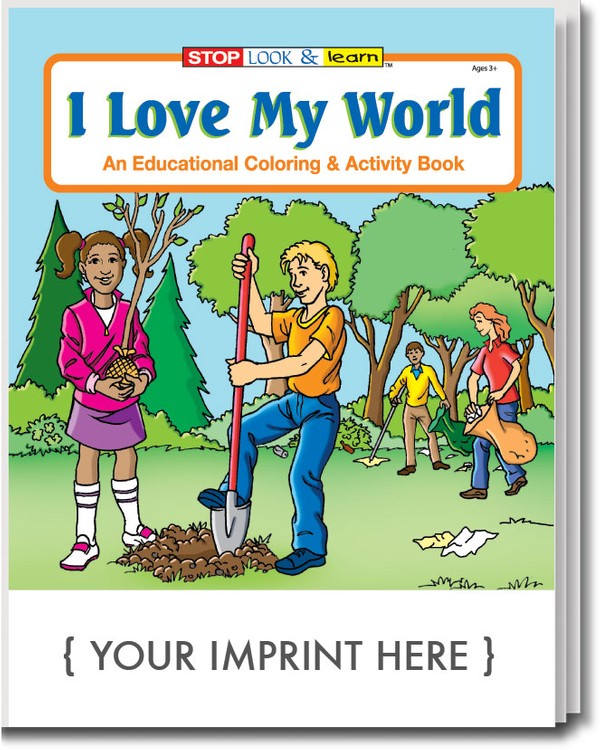 COLORING BOOK - I Love My World Coloring & Activity Book 2