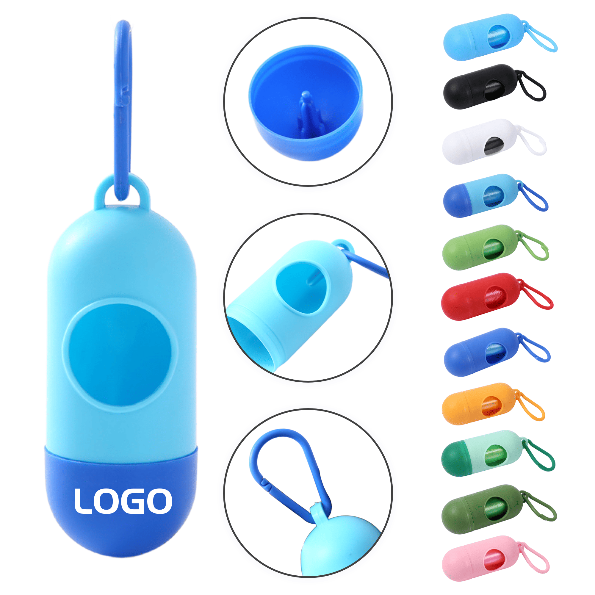 Portable PP Capsule Poop Bag Holder 2