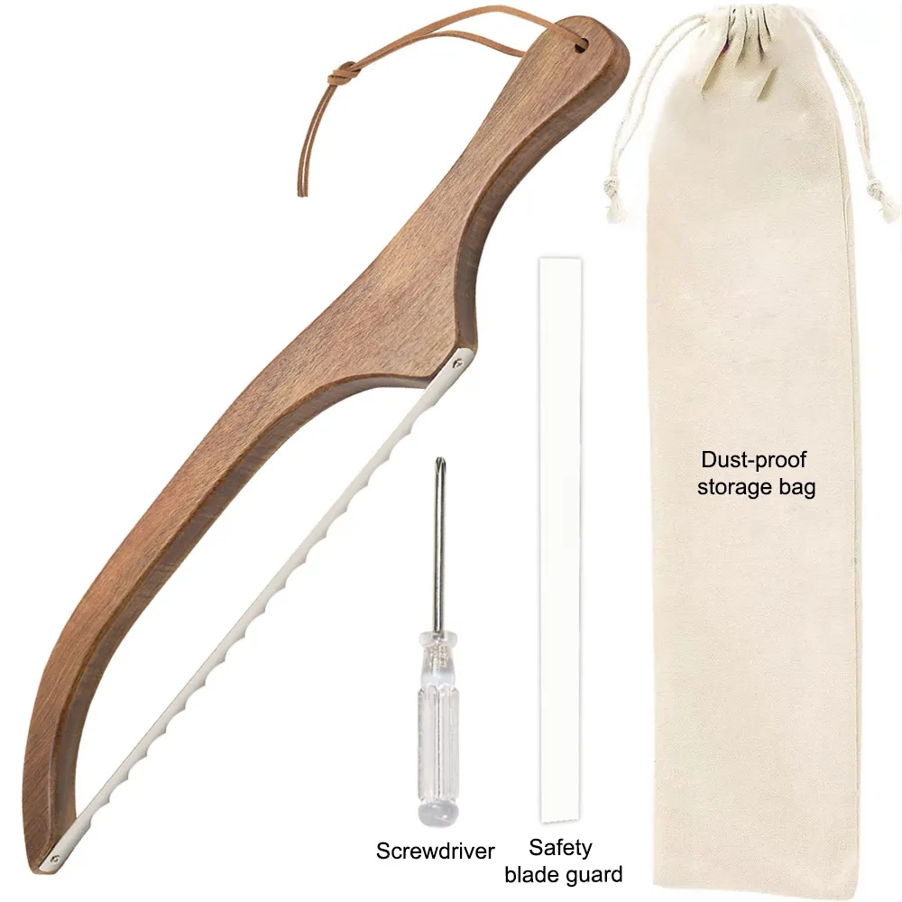 Wooden Bow Sourdough Bread Knife 13