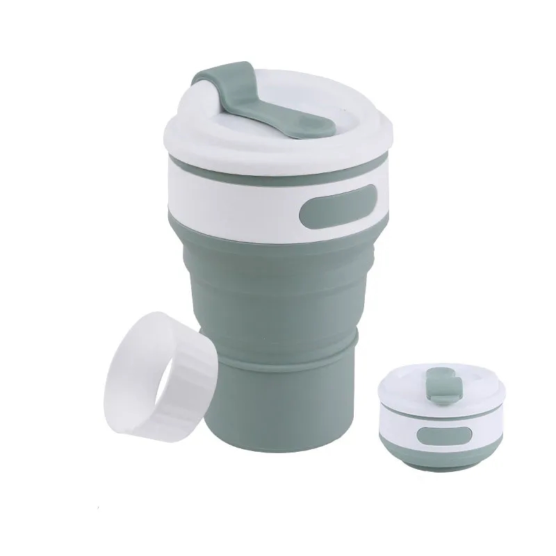 Custom LOGO Silicone Folding Cup 4
