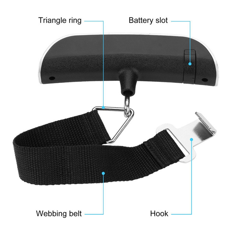 Portable Handheld Baggage T Type Electronic Scale 8