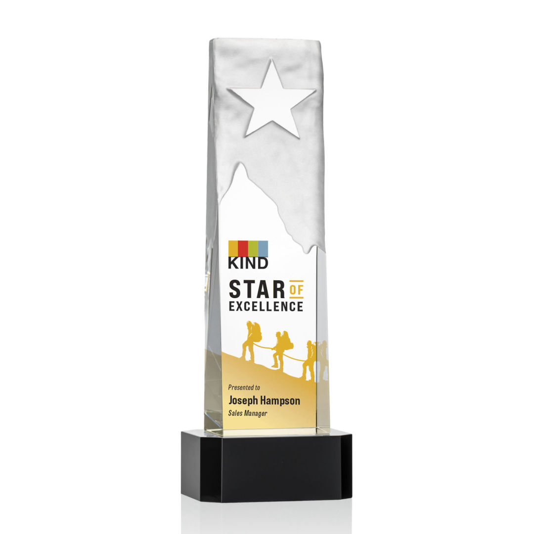 Stapleton Star VividPrint™ Award on Base - Black 2