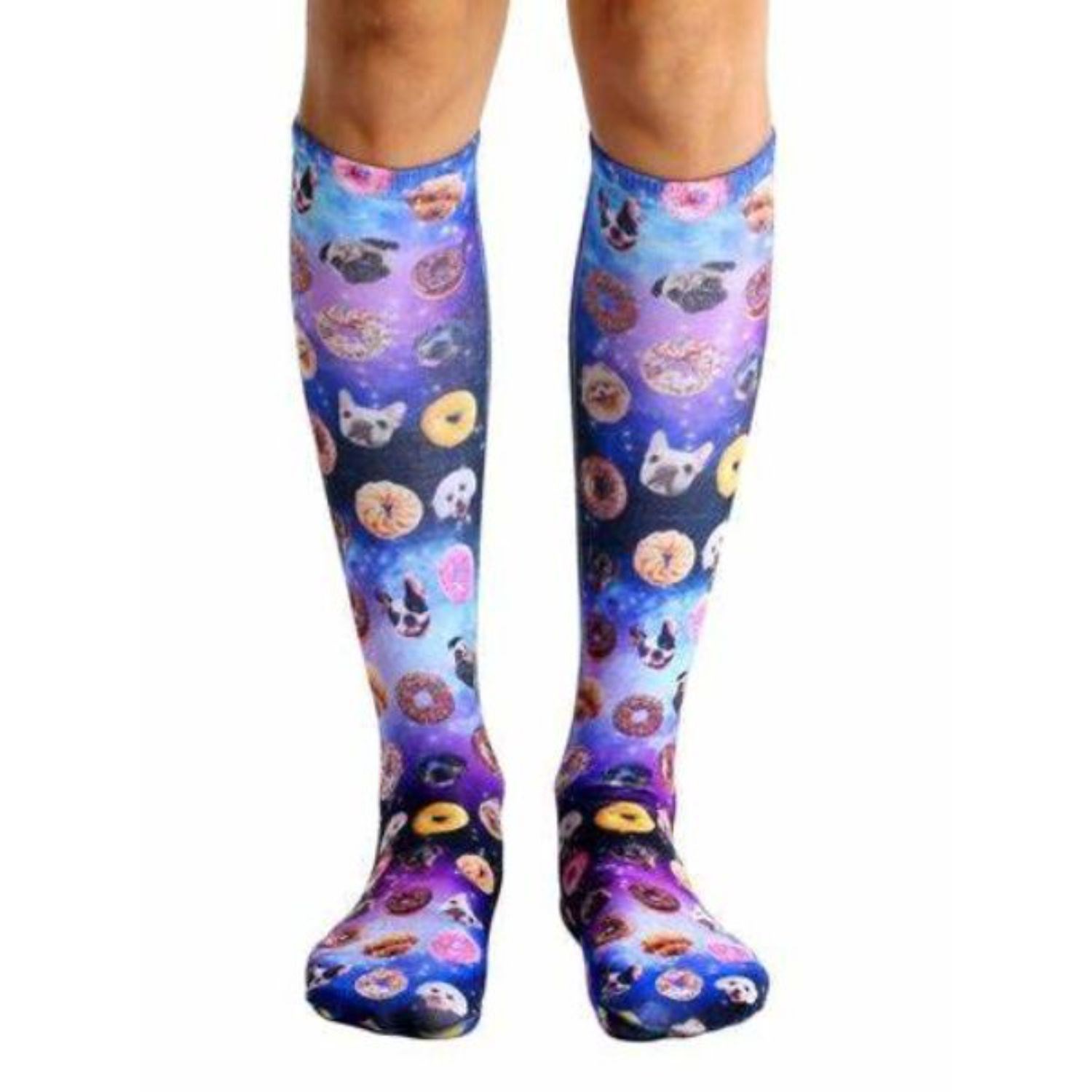 Over the calf sublimated full color Socks, 200 needle 3