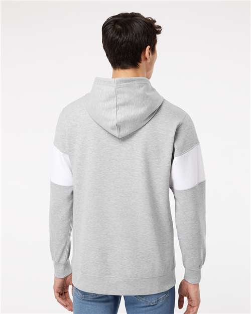 Unisex Classic Fleece Colorblocked Hooded Sweatshirt - 22709 7