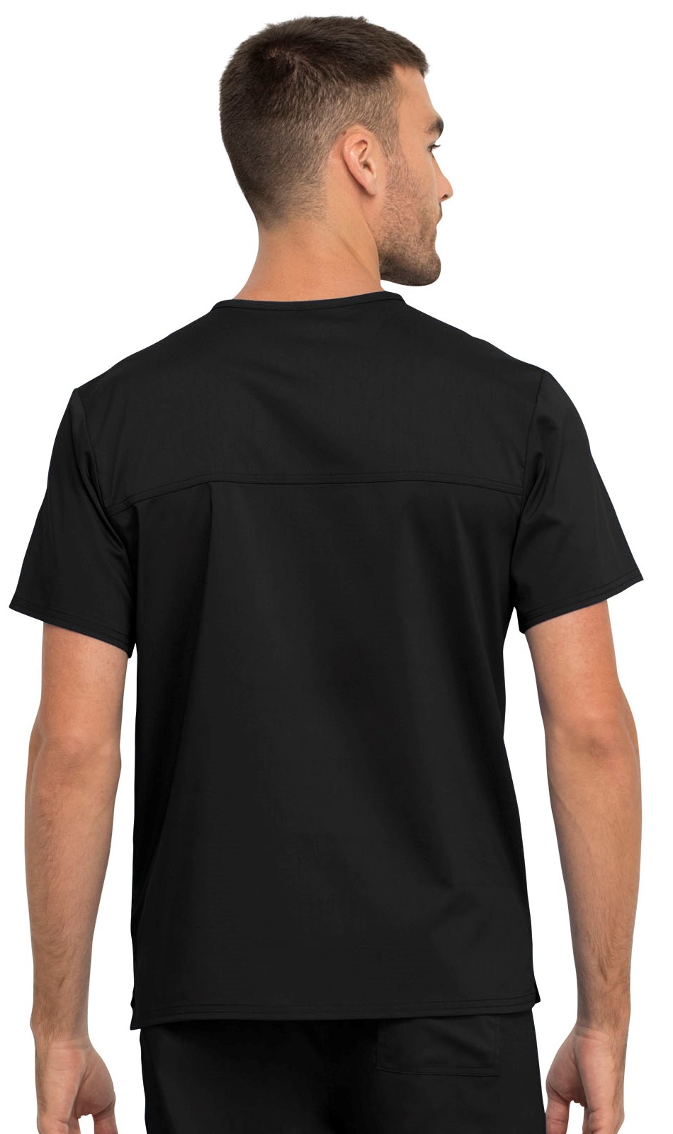 Cherokee - Workwear Revolution - Unisex 1-Pocket Tuckable V-Neck Top 2