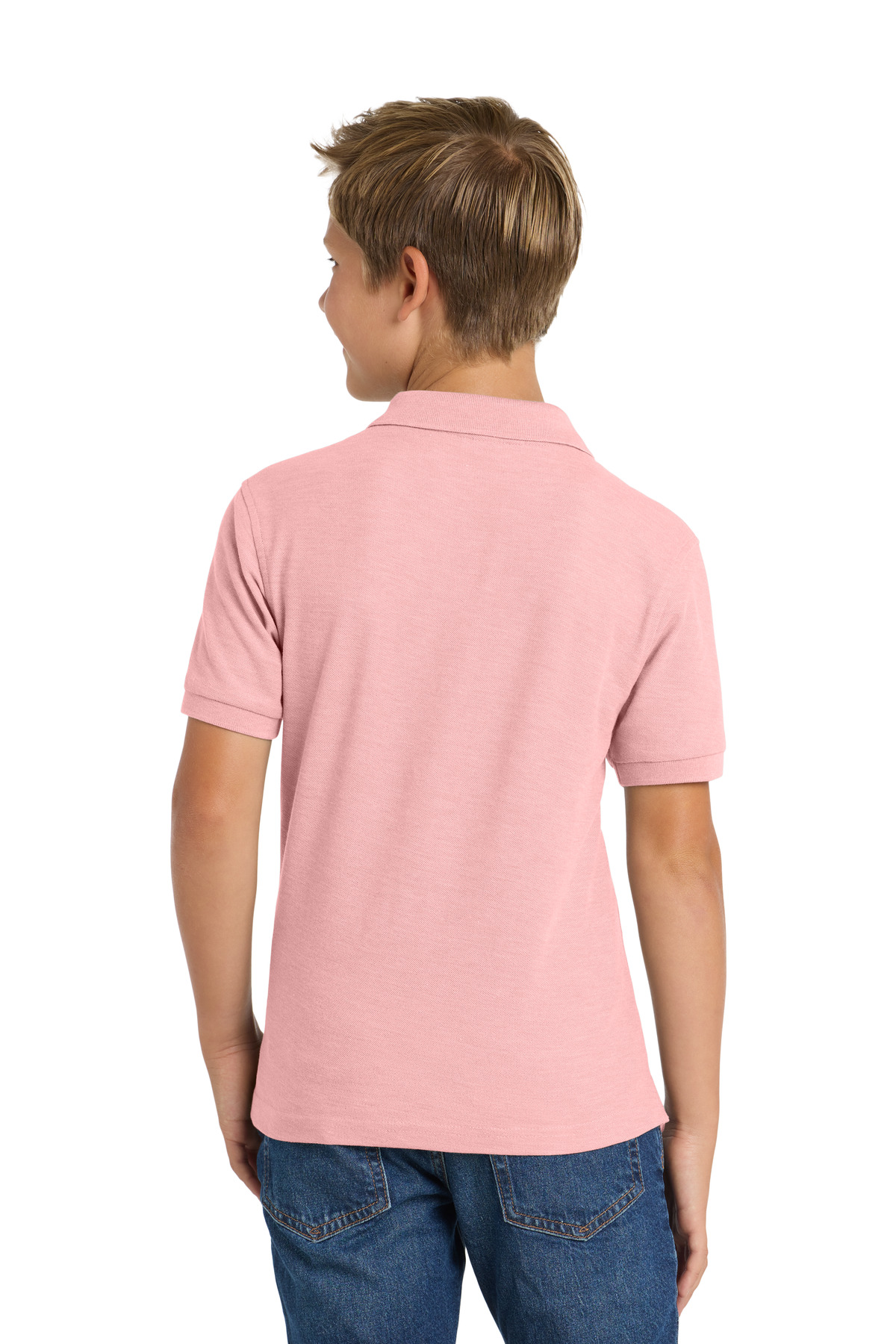 Port Authority Youth Silk Touch Polo. Y500 3