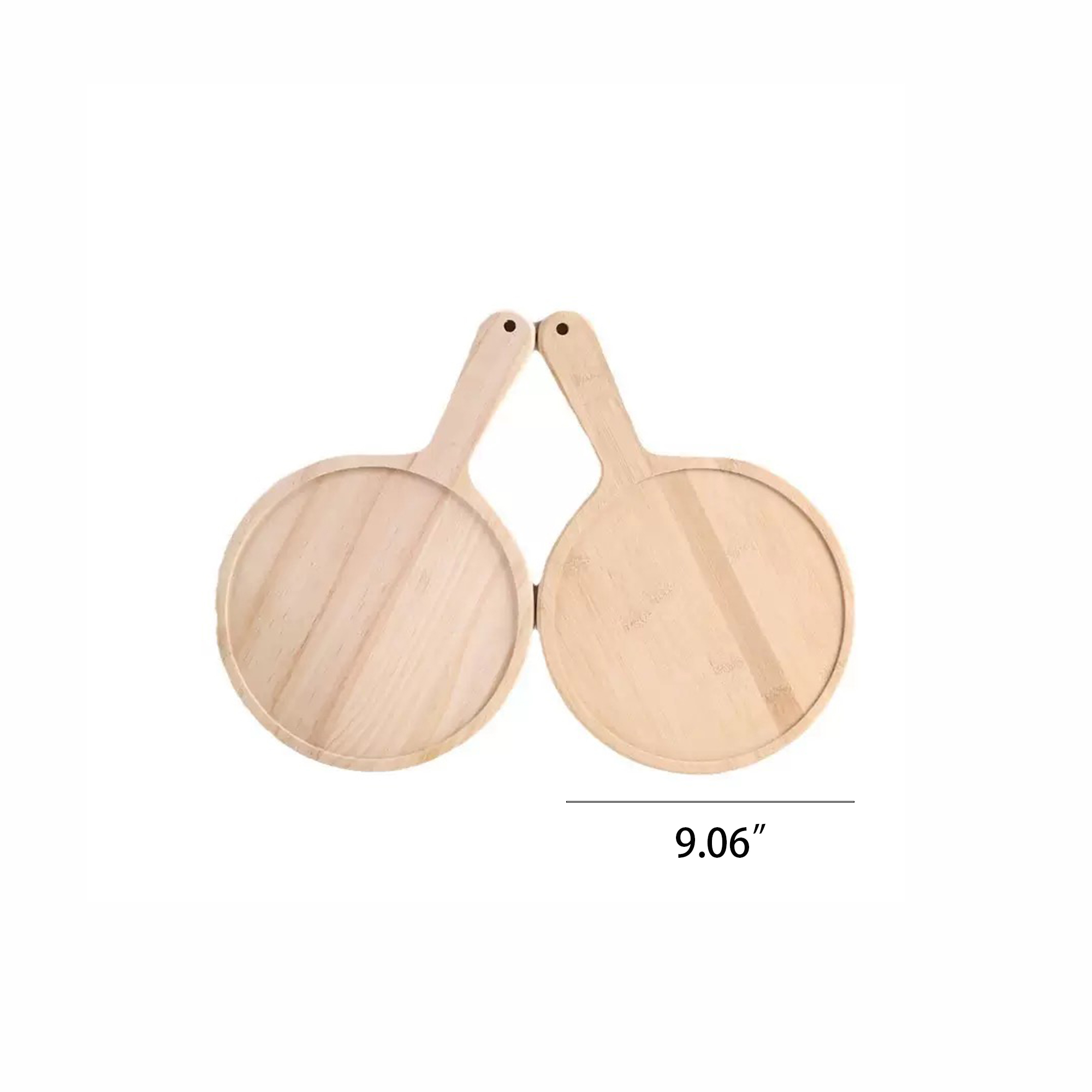 9" Thick Wooden Pizza Board MOQ 10pcs 2