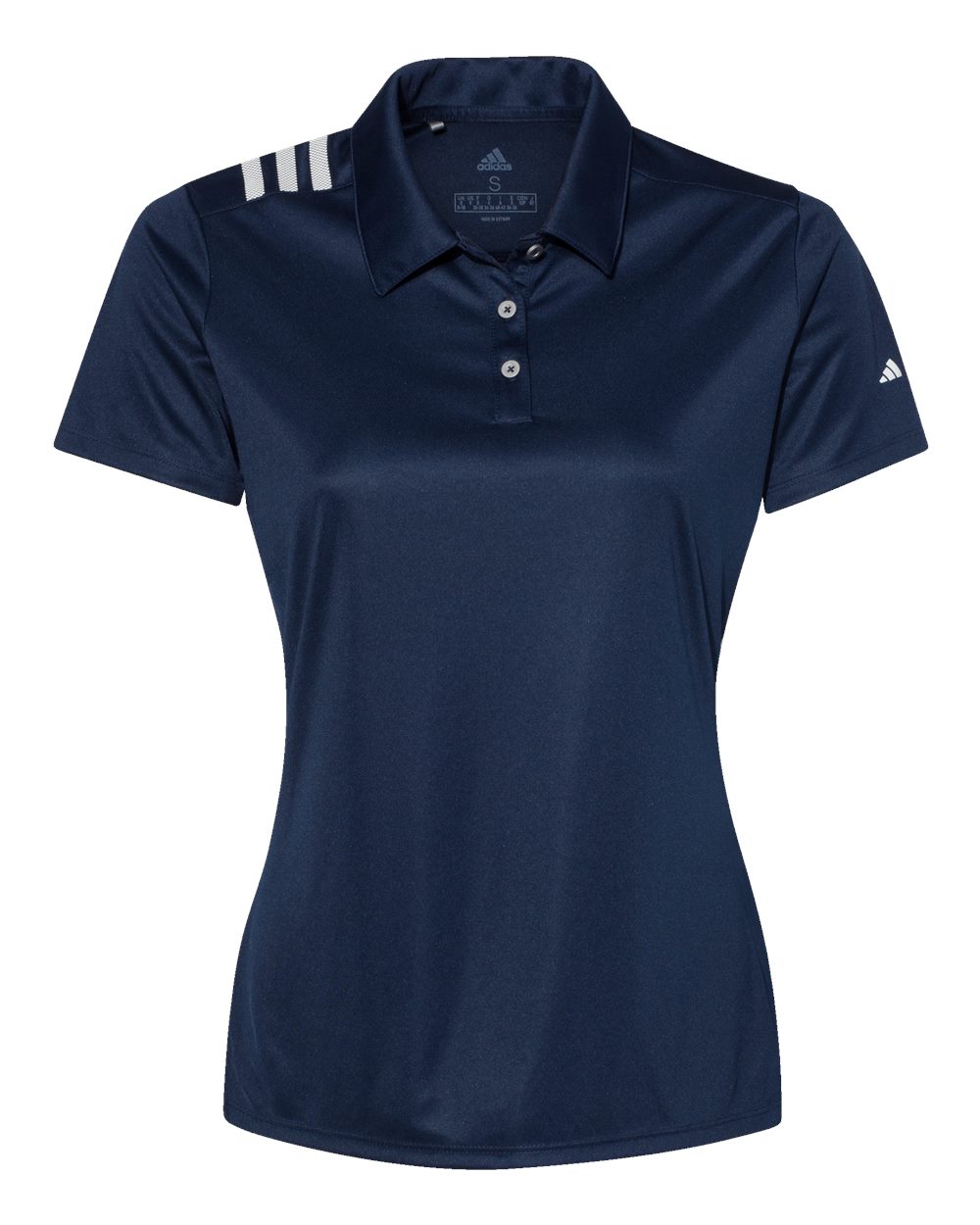 Women's 3-Stripes Shoulder Polo - A325 34