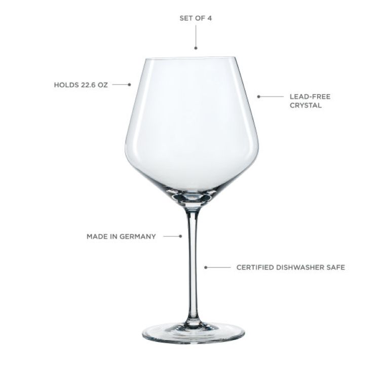 Spiegelau Style 22.6 oz Burgundy Glass, set of 4 7