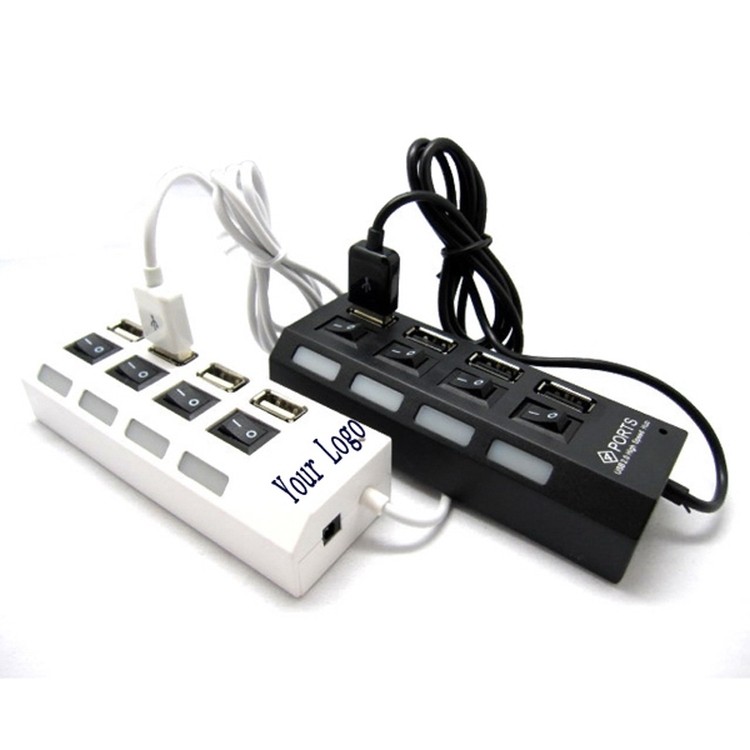 Strip USB 2.0 High Speed 4-Port HUB Sharing Switch 1