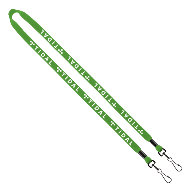 1/2" Cotton Double Swivel Hook Lanyard 29