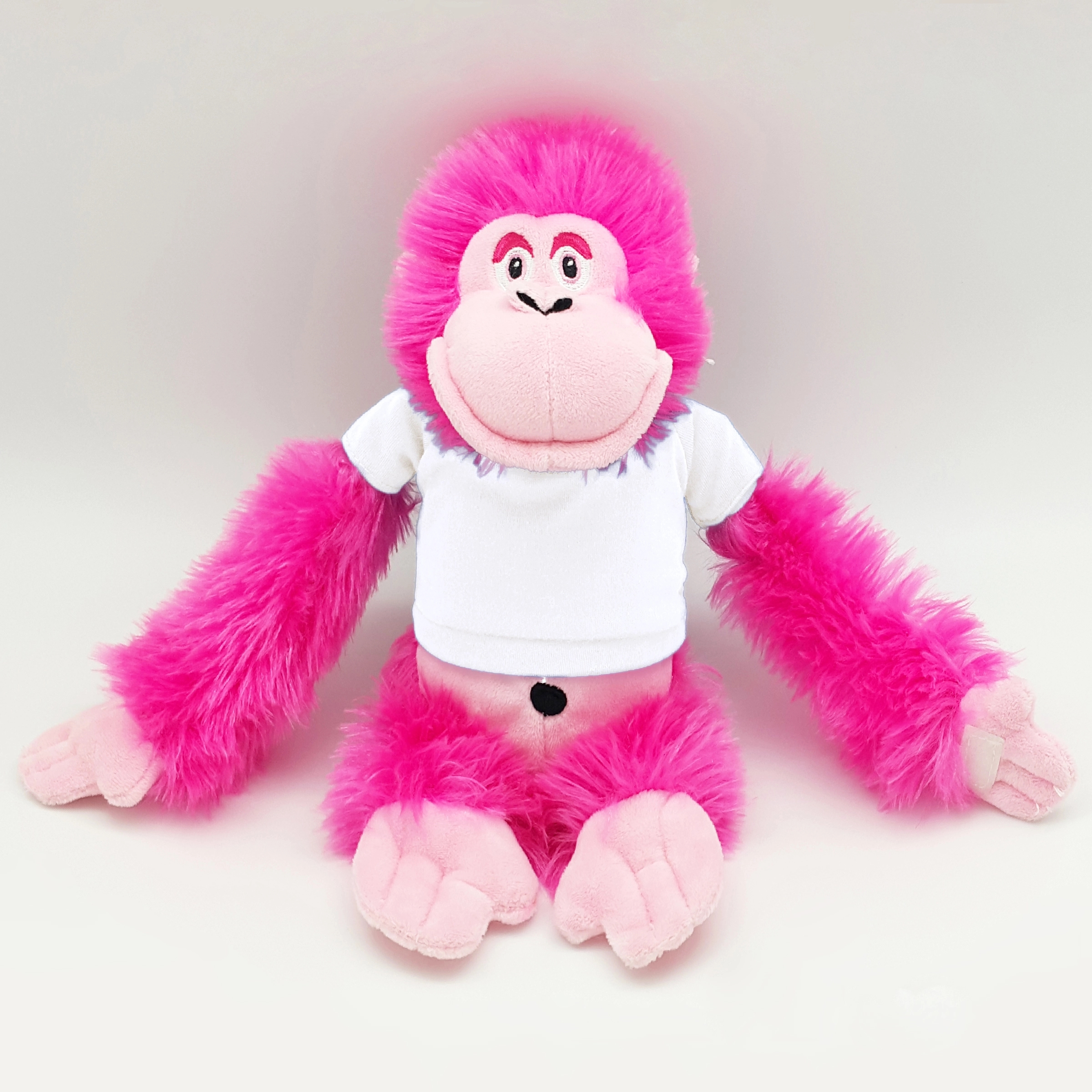 11" Bright Color Hot Pink Gorilla 7
