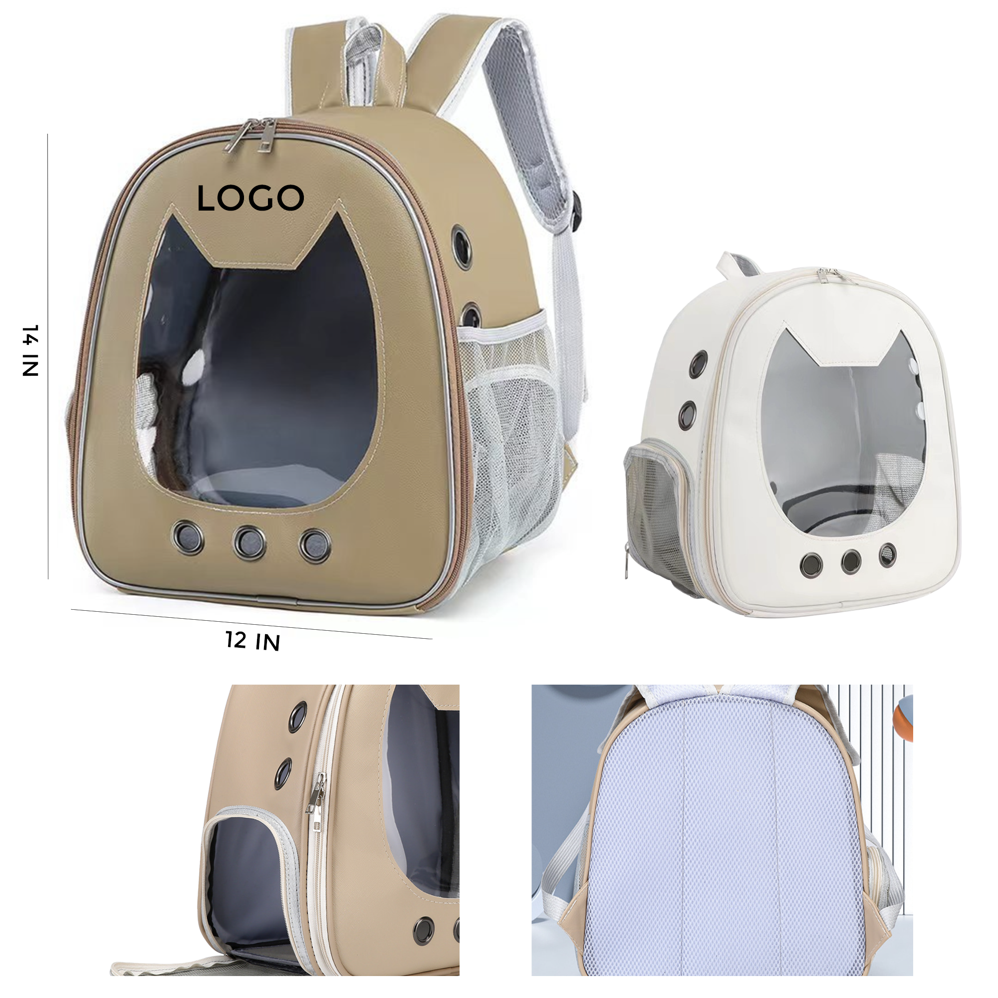 MOQ 10 PCS Comfortable Breathable Shoulder Cat Bag 2