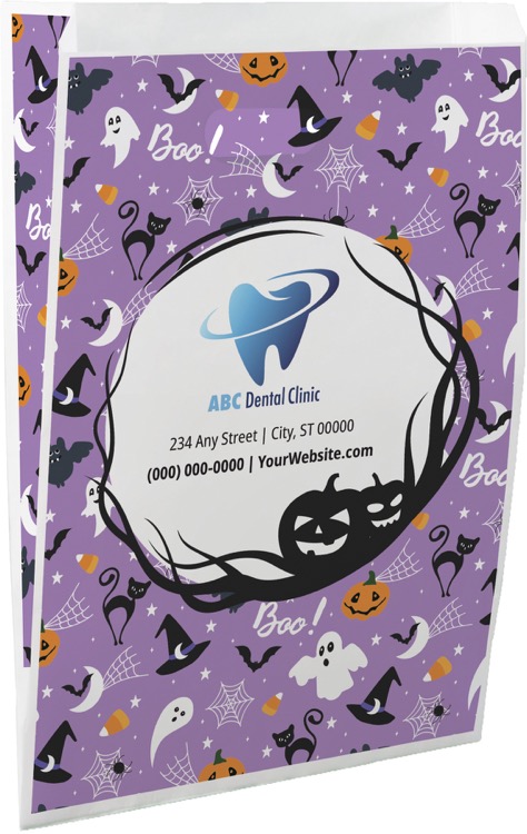 Halloween Scatter Design 1 Merchant Paper Bags (9" x 13" x 2.5")