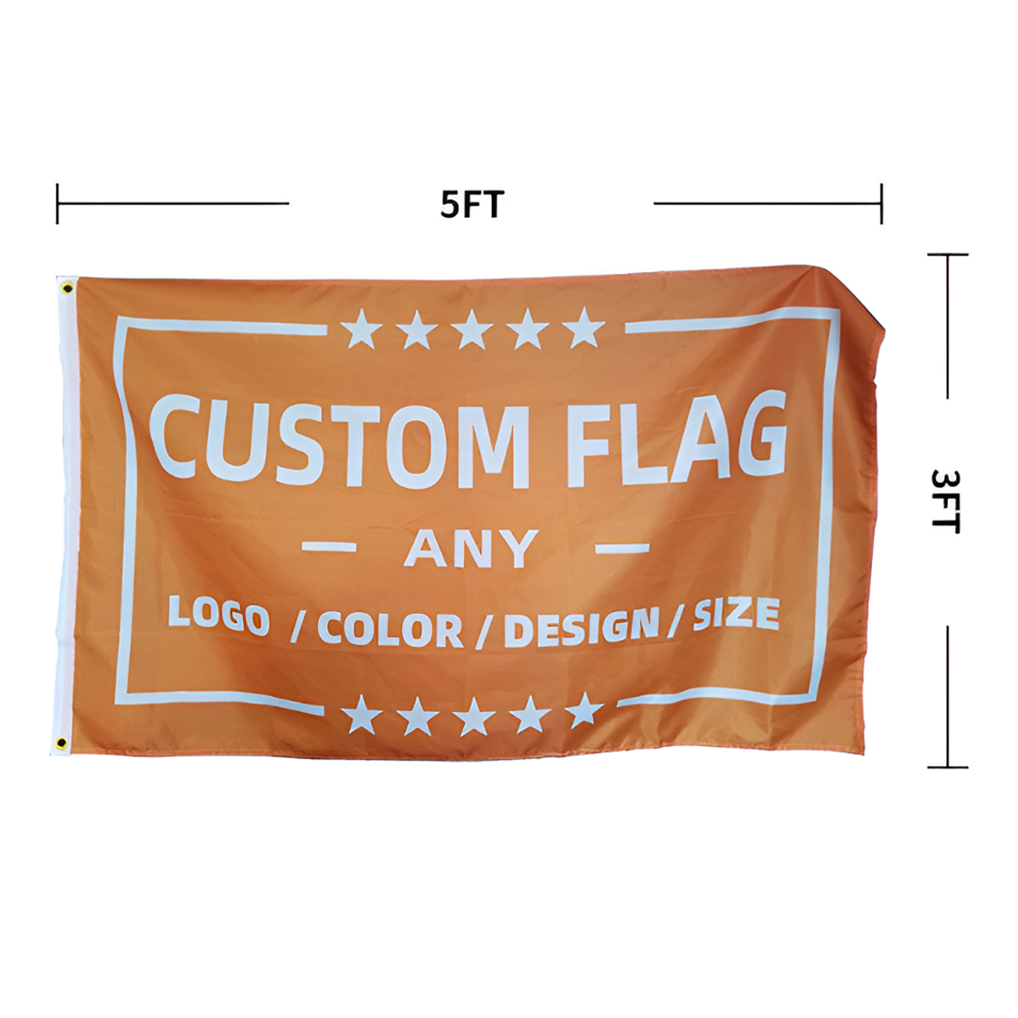 MOQ 10 PCS Versatile Custom 3X5 Ft Flag 2
